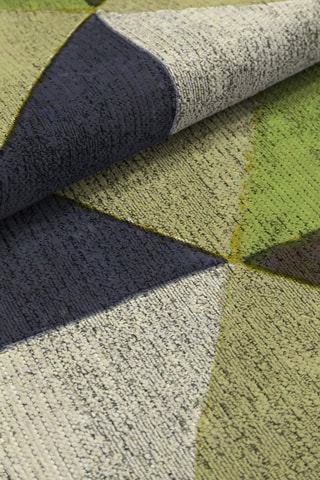 Tapis Tiaret - Bleu foncé et vert