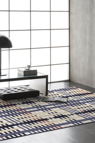 Tapis Munich-417 - Bleu foncé