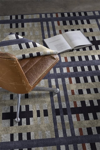 Tapis Munich-417 - Bleu foncé