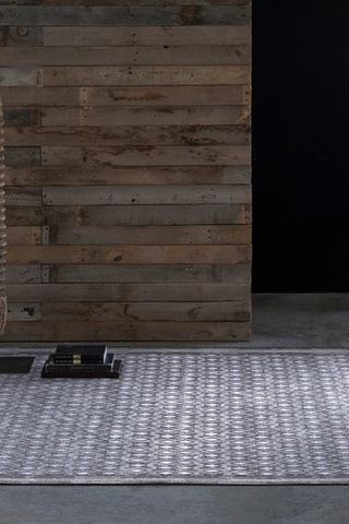 Tapis Steinar-417 - Bleu et gris