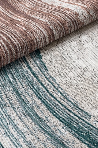 Tapis Delmaire - Gris et vert