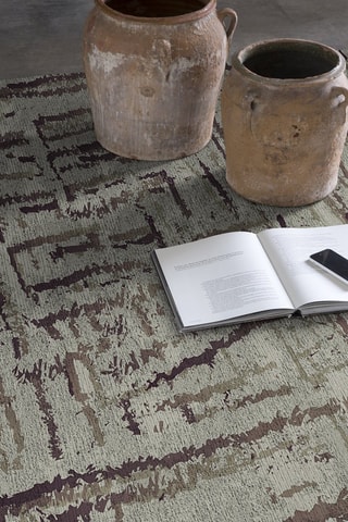 Tapete Kaos - Bege e castanho