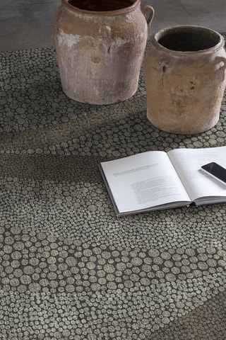 Tapis Ograbe - Gris et marron