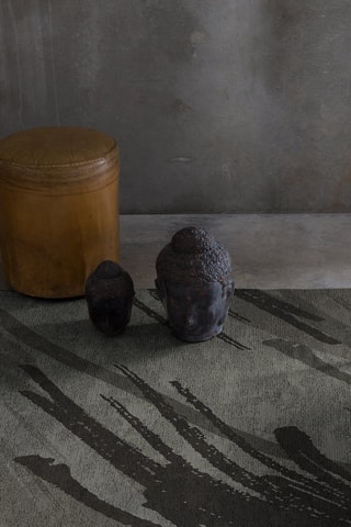 Tapis Dowa - Gris et noir