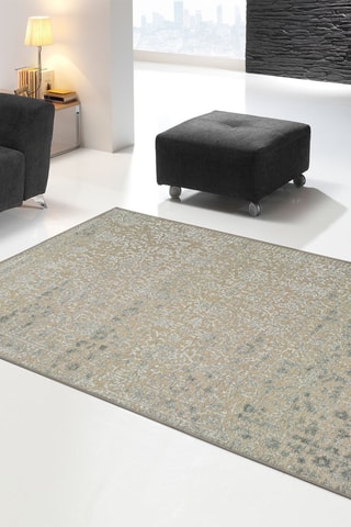 Tapis en laine IsabellaArgenté 