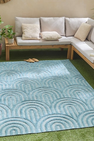 Tapis Santorini Turquoise