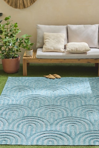 Tapis Santorini Turquoise