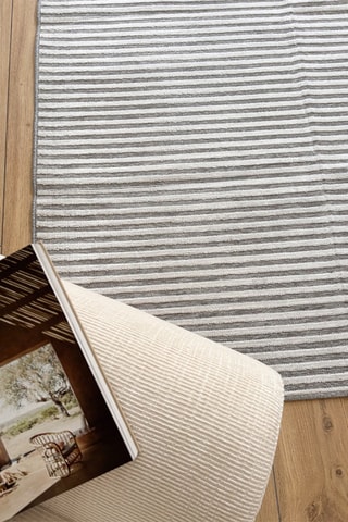 Tapis Garden - Blanc et gris