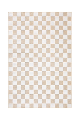 Tapis Garden - Beige et blanc