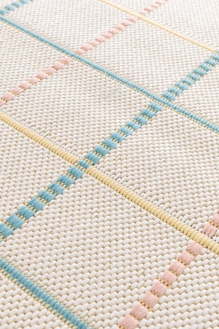 Tapis Manila - Beige et bleu