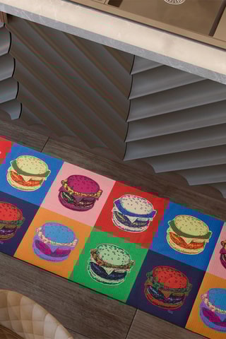 Tapete Ricci Laranja e vermelho