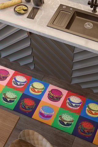 Tapete Ricci Laranja e vermelho