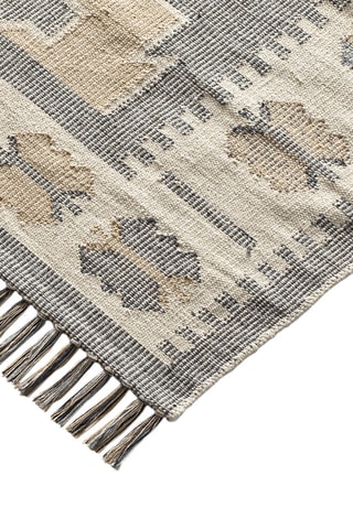 Tapete Chandia - Bege e azul