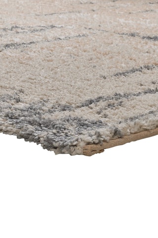 Tapis Enya - Ecru et argenté