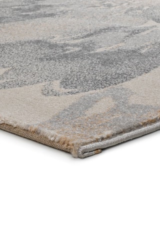 Tapis Flores Sunset - Gris et écru