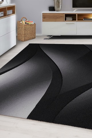 Tapis Plus - Noir et gris
