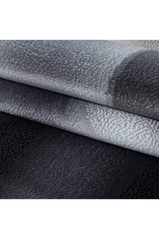 Tapis Plus - Noir et gris