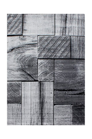 Tapis Parma - Gris et noir