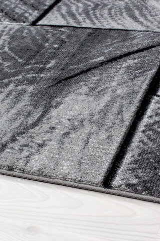 Tapis Parma - Gris et noir