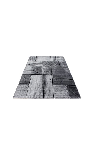 Tapis Parma - Gris et noir