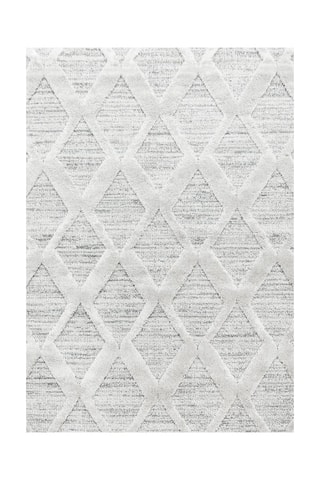 Tapis Pisa - Blanc et gris clair