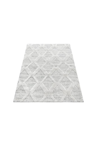 Tapis Pisa - Blanc et gris clair
