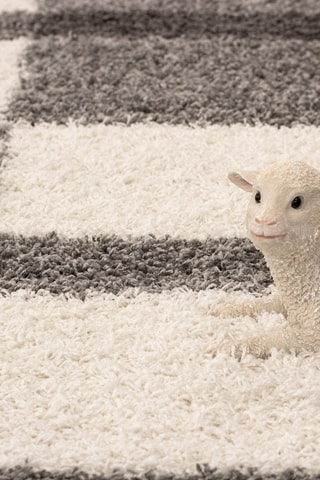 Tapis Gala - Gris clair et écru