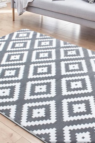Tapis Plus - Gris et blanc