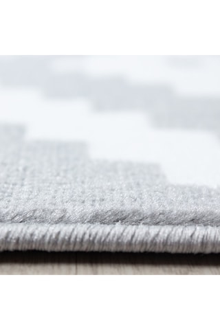 Tapis Plus - Gris et blanc