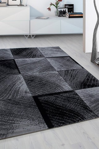 Tapis Plus - Noir et anthracite