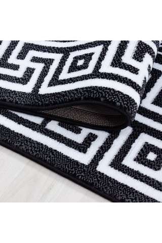 Tapis Parma - Noir et blanc