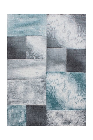 Tapis Hawaï - Bleu et gris