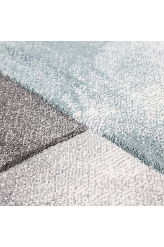 Tapis Hawaï - Bleu et gris