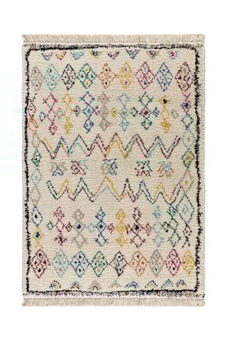 Tapete Yebel Branco e amarelo