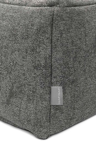 Pouf  - Gris chiné - En polyester