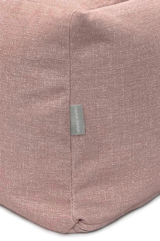 Pouf  - Saumon - En polyester