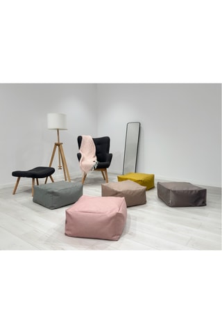 Pouf  - Anthracite - En polyester