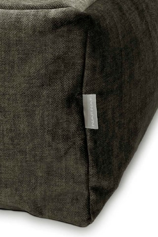 Pouf  - Kaki chiné - En polyester