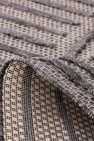 Tapis Santorini - Noir