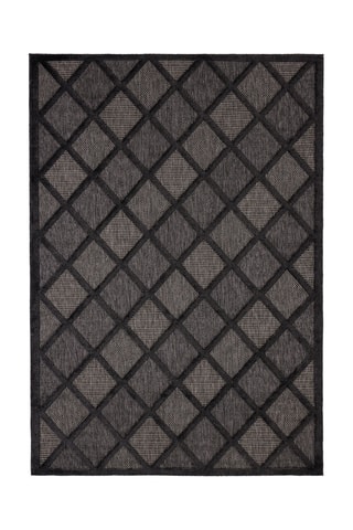 Tapis Santorini - Noir