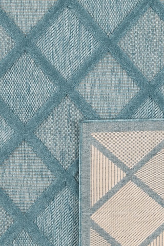 Tapis Santorini - Turquoise