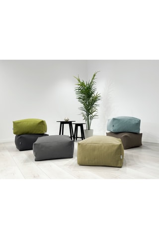 Pouf  - Vert clair - En polyester