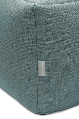 Pouf  - Bleu clair - En polyester