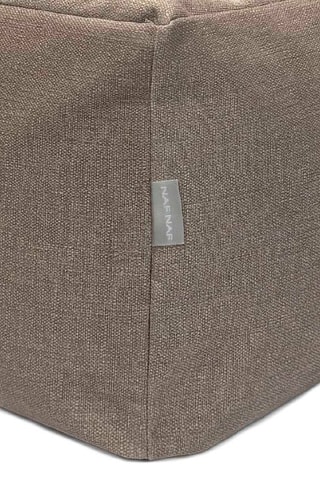 Pouf  - Marron clair - En polyester