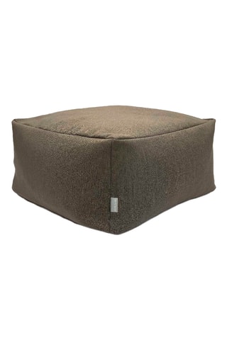 Pouf  - Marron foncé - En polyester