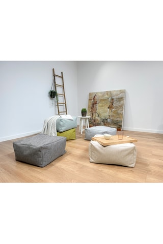 Pouf  - Vert citron - En polyester