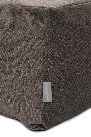 Pouf  - Marron - En polyester