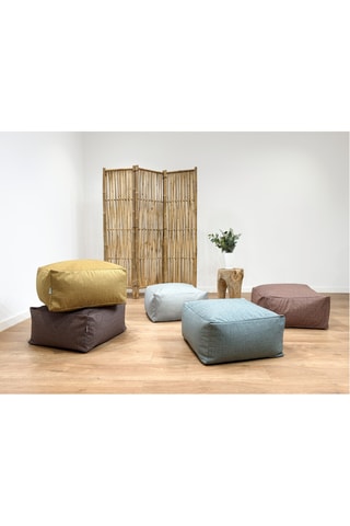 Pouf  - Ciel - En polyester