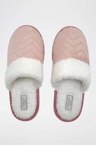 Pantoufles Megeve - Rose