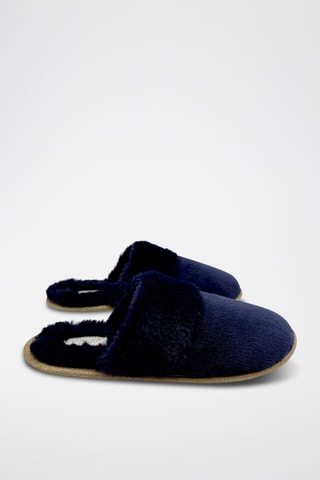 Pantoufles Princess - Bleu nuit